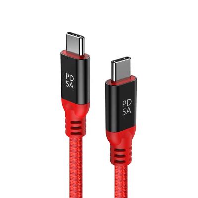 China Product 3.1 Etc.electronic Mobile Phone USB C Data Cable 1m USB Charging Cable 1m USB Nylon Braided Fast Cable to USB C 100W 20V/5A 10GB for macbook for sale