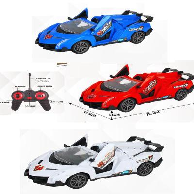 China Toy Wholesale 1:18 Electric Die-cast Car Children's Toy Remote Control Open Door Car for sale