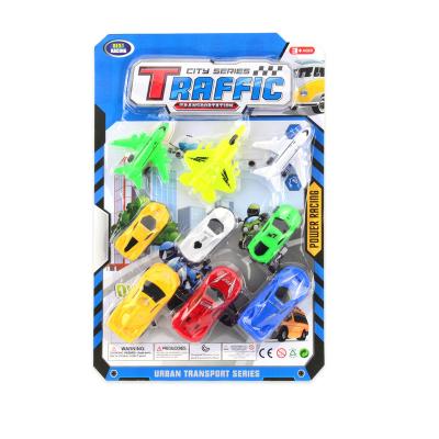 China Friction Toy Popular Mini Speed ​​Racing Plastic Car Model Pull Back Car Toy for sale