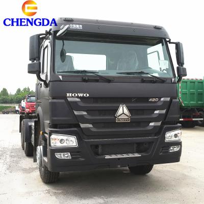 China SINOTRUCK SINOTRUK HOWO 371 Horse Tractor Trailer Main Truck 6985x2496x3230 for sale