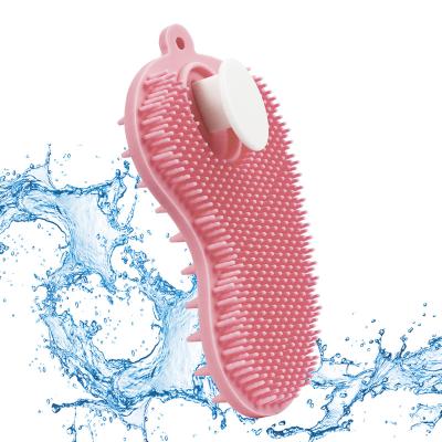 China Popular Silicone Bath And Shampoo Brush For Baby And Women And Man for sale