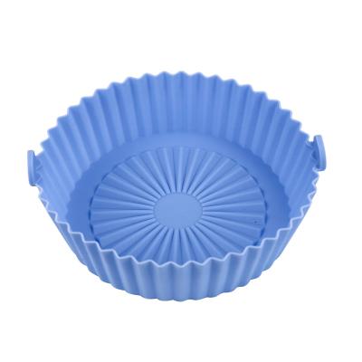 China 2022 Viable New Arrival Silicone Air Fryer Accessories Reusable Silicone Pot Tray Liner Basket Air Fryer for sale