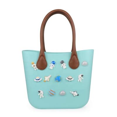 China Waterproof Beach Tote Bag EVA Waterproof Washable Durable Open Tote Bag for KIDS and young girls for sale