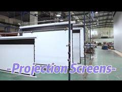 Home HD Projection Screens Flexible RF 120 Inch 350inch 16:9