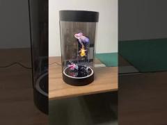 3d hologram cylinder transparent screen Interactive Holograms HoloTube