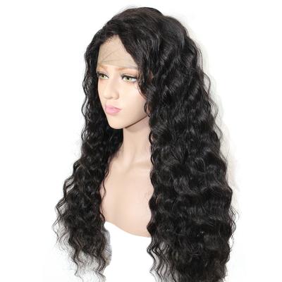 China Deep Curly 180% Natural Human Hair Wigs 100% Sheer Lace Front Human Hair 150% Lace Front Wigs For Black Women for sale