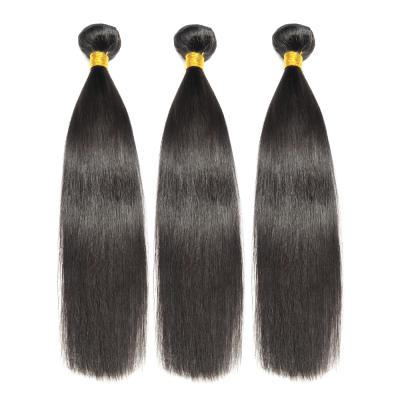 China 100% Silk Straight Human Hair Bundles 8A 9A Remy Hair Straight Hair Weave Natural 1/3/4 Piece Natural Color for sale