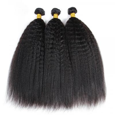 China 100% Curly Straight Human Hair Bundles Natural Remy Hair 7A 8A 9A Wave Yaki Hair Weave Double Weft 1/3/4 Piece for sale