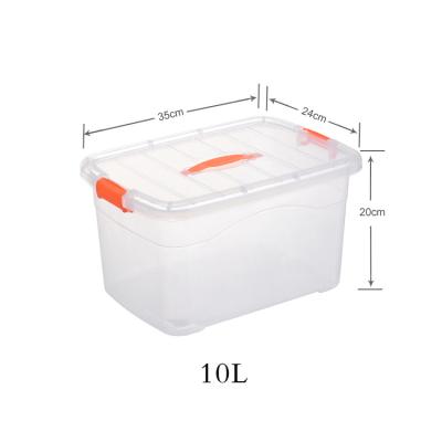 China Viable universal plastic storage box transparent plastic home storage box for sale