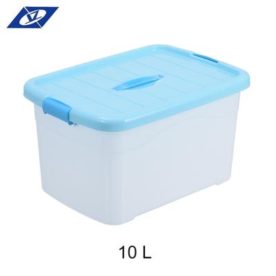 China Good Quality Sustainable Portable Waterproof Organization Plastic Large Heavy Duty Storage Box With Cover for sale