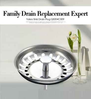 China Strainer Stainless Steel Basket Drain Sink Strainer Plug Plug for sale