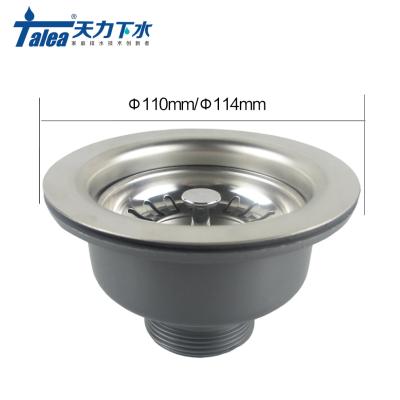 China Best Strainer Price Of High Quality Stainless Steel Kitchen Sink Strainer for sale