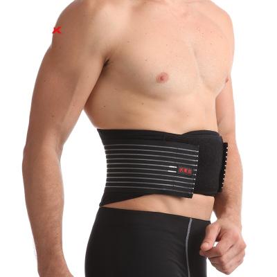 China Factory Customiztion Waist Wrap Bandage Support Belt Lumbar Running Sport Slim Support Belt Breathable Back Material for sale