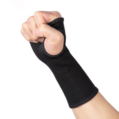 China Wholesale Adjustable Sports Wrist Strap Wrist Support Sprain Fixed Brace Protector Joint Hand Palm Protection for sale