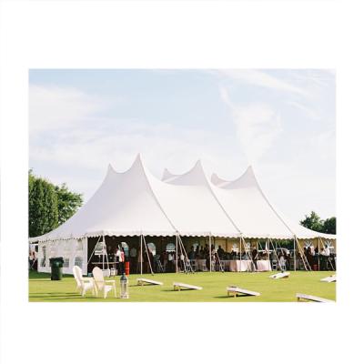 China Event Trade Warranty Steel Frame Wedding Tent Material Outdoor Design for sale