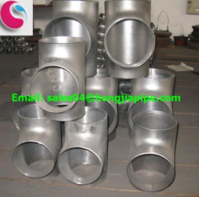 China 6'' seamless DIN butt weld tee for sale