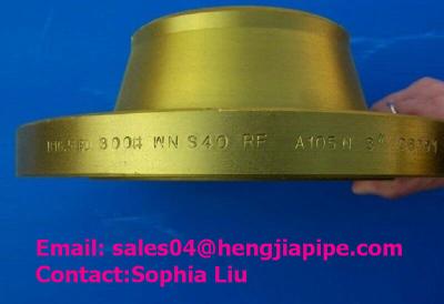 China B16.5 WELD NECK FLANGES SCH40 A105N for sale