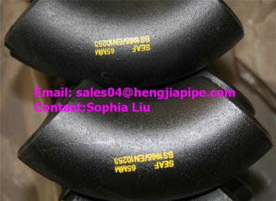 China 90deg butt welded pipe elbow LR & SR for sale