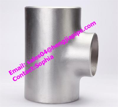 China DIN2615 Stainless steel 1.4301 reducing tee/ pipe tee for sale