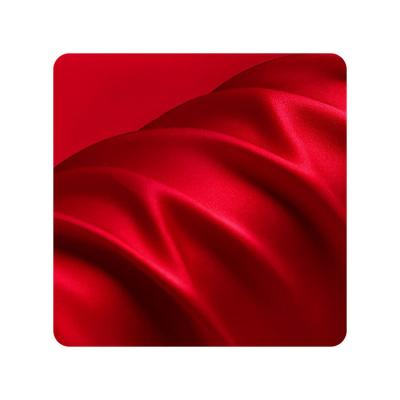 China Mulberry Fabric 16mm Breathable Silk 100% Silk Satin / Charmeuse For Eye Mask No.01 Silk Red Color for sale