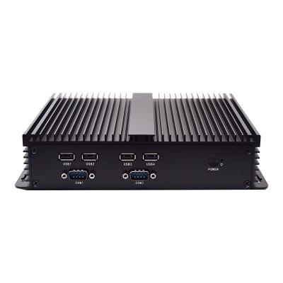 China Industrieller eingebetteter Mini-PC mit I5 7267U 2 Rs232 Win10 Pro Vga Hd Fanless zu verkaufen