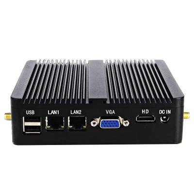 China J4125 Quad Core Desktop Mini PC 8 GB RAM 128 GB M.2 SSD Dual RJ45 LAN Dual RS 232 COM zu verkaufen