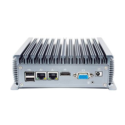 China Pocket Desktop Mini Computer Celeron J4125 I5-4200U 4core DDR4 Dual LAN HD VGA 6RS232 Te koop