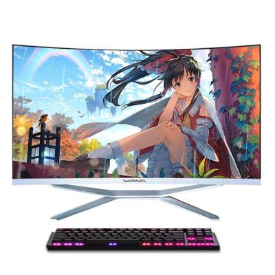 China Hot Selling Gaming Desktop Computer 32 Inch In All-in-one Pc Curved Screen All In One Pc I7-13TH Aio For Office for sale