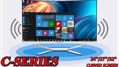 China Slim Desktop IPS Kurvbildschirm 32' Full HD mit Lautsprecher zu verkaufen