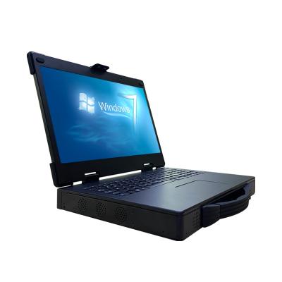 China 14 polegadas I5 I7 8g RAM 256g Ssd bateria de troca quente portátil robusto computador chassi industrial HD touch screen robusto laptop à venda