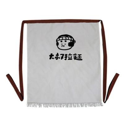 China 100% (Hot Deal) Eco-Friendly Printed Blue Bibs Custom Kitchens Eco-Friendly Half Cooking Chef Baking Apron for sale