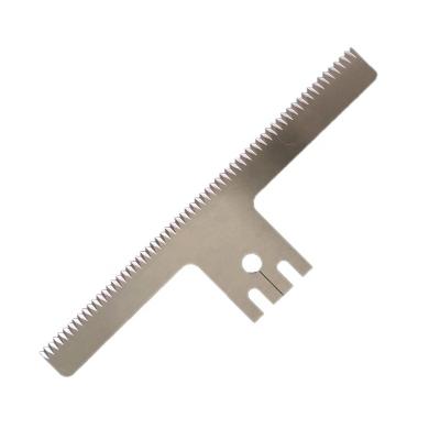 China Factory T Shape Serrated Knife For Bag Film Sealing Packaging Machine for sale