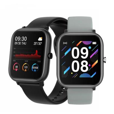 China BT Rise P20 Smart Watch BT 2021 Sports SmartBand Rate Monitor Editable Dial Full Heart Rate Monitor 1.4 Inch Touch Screen Fitness Tracker for sale