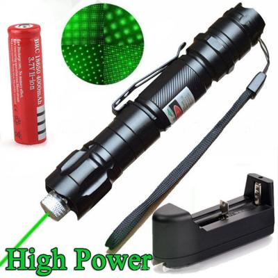 China 3 Color 3 Color 009 Green Light High Power Laser Flashlight Red Blue Blue Purple Star Laser Pen for sale