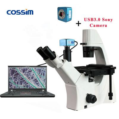 China Sony Camera Digital Biological Microscope Medical Lab Biological Manufacturer Inverted Microscope BLD-300 + E3ISPM for sale