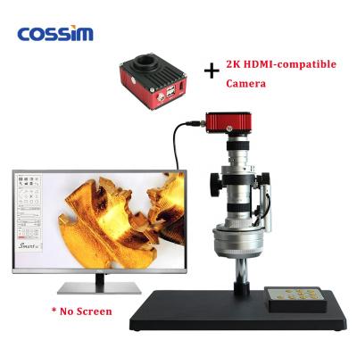 China 2K PCB Electron Microscope Automatic Digital Microscopio 3D Stereo Microscope with Camera DTE-5+HD-2KR for sale