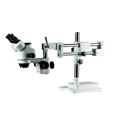 China TZW7045X-DU1 7X~45X Dual Boom Stand Zoom Trinocular Mobile Phone Repair Stereo Microscope TZW7045X-DU1 for sale