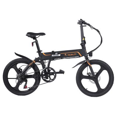 China 155-185cm EU Current Foldable Electric Bicycle NIUBILITY-B20 42V10.4Ah New Battery 350W Motor Power, Speed ​​Up To 25Km/h Foldable Bike e for sale