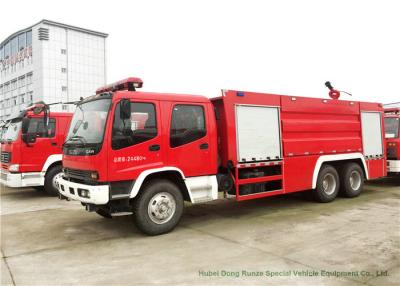 Cina Camion del corpo dei vigili del fuoco del serbatoio di acqua di ISUZU 6x4, veicoli di estinzione di incendio resistenti in vendita