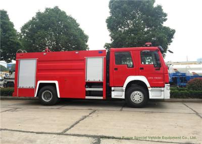 China Sicherheits-Feuerbekämpfungs-LKW mit 5900 LWater-Behälter und 2000 Litern Schaum-Behälter- zu verkaufen