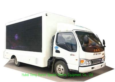 Cina Camion mobile di pubblicità di JAC LED con i sistemi di sollevamento pieghevole 3840 x 1760mm dello schermo e della fase in vendita