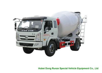 China Kleiner Mischer-LKW YUEJIN 5m3 mit Pumpe, Transportmischer des Mobile-4x2 zu verkaufen