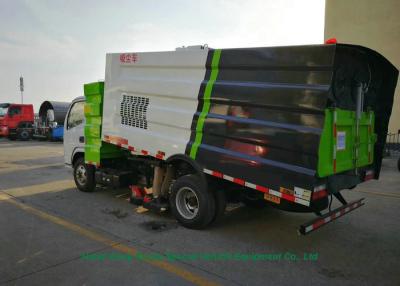 China DFAC-Straßen-Reinigungs-Fahrzeug im Freien, Straßen-waschender LKW mit 5000L Wasser des Abfall-800L zu verkaufen