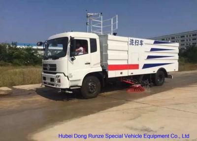 China Kingrun-Besen-Straßen-Kehrmaschine-LKW mit Bürsten und Hochdruckwasser 8CBM zu verkaufen