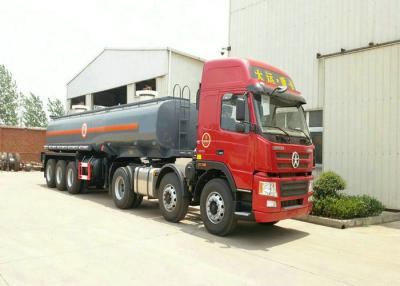 China 3 Vrachtwagen van de de Opschortings de Chemische Tanker van de assenlente voor 33CBM-Natriumhypochloriet NaOCl Te koop