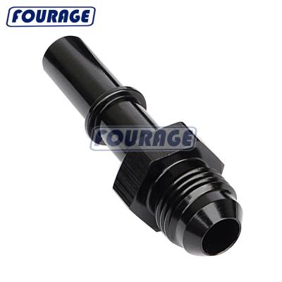 China Compression Lightweight 6061 Aluminum T6 Male Hose To SAE Quick Connect Male Push-On EFI Fuel Hose Pipe Adapter & NPT Fitting for sale