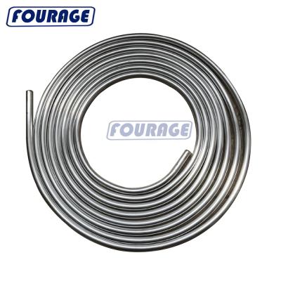 China Easy To Flare And Bend Aluminum Coiled Tubing 1060 3003 Fuel Line Or Transmission 25 Feet Per Roll for sale