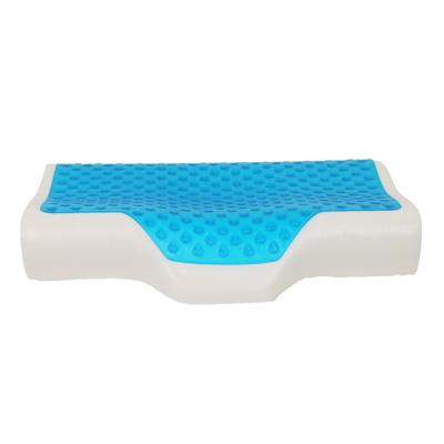 China Mesh Fabric Body Butterfly Shape Anti-Apnea Plush Superior Breathable Memory Foam Cooling Gel Pillow For Sleep for sale