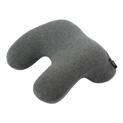 China Portable Headrest Travel Pillow Car Neck Memory Foam Anti-Apnea Camping Neck Scarf Head Pillow for sale