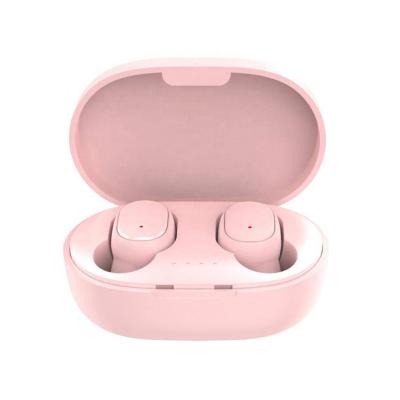 China Waterproof In-ear Noise Canceling A6S TWS Wireless In-ear Portable Headphone Earbuds With Charger Box for sale